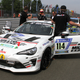 On the grid before the race.